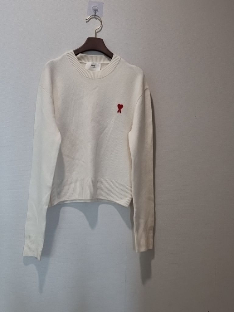 아미 AMI 스몰하트 울 니트 M--1