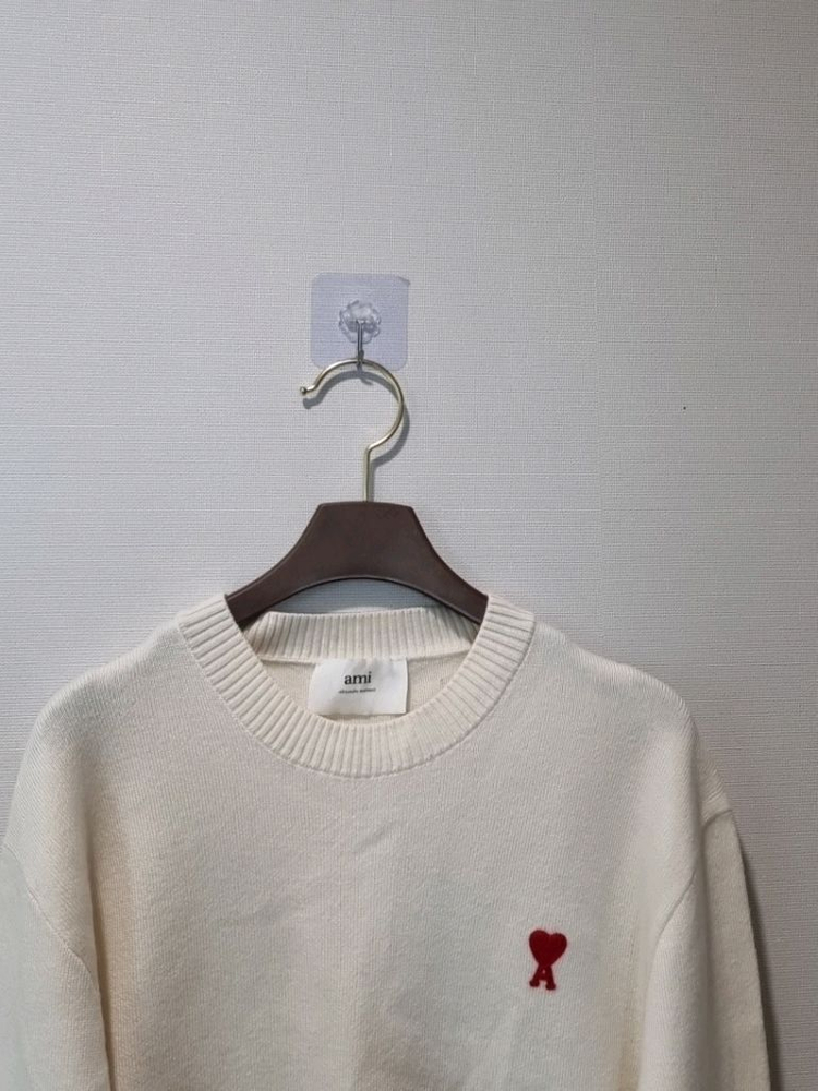 아미 AMI 스몰하트 울 니트 M--2