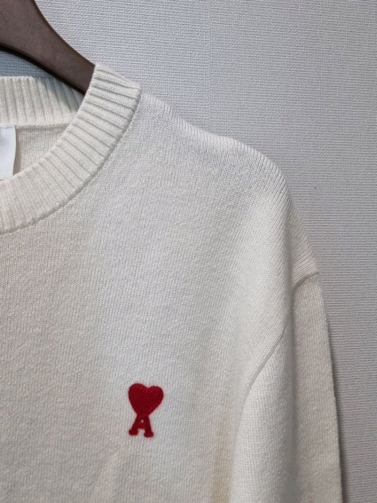 아미 AMI 스몰하트 울 니트 M--3