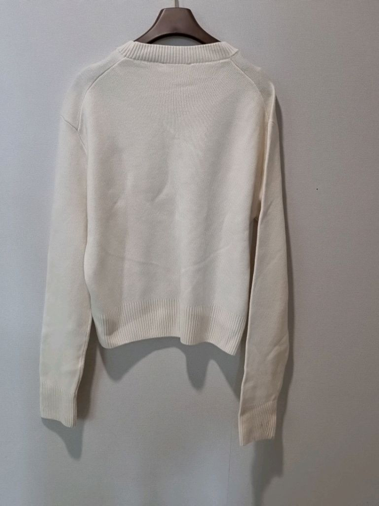 아미 AMI 스몰하트 울 니트 M--5