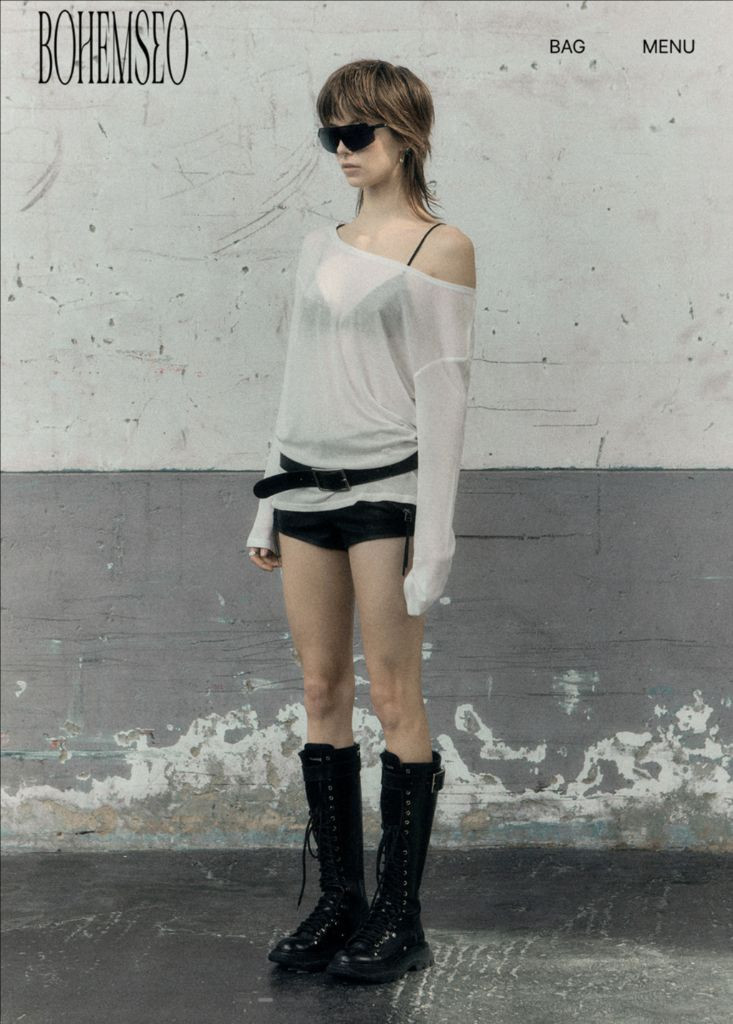 보헤미안서울 롱티 아이보리 (새제품) 이미지