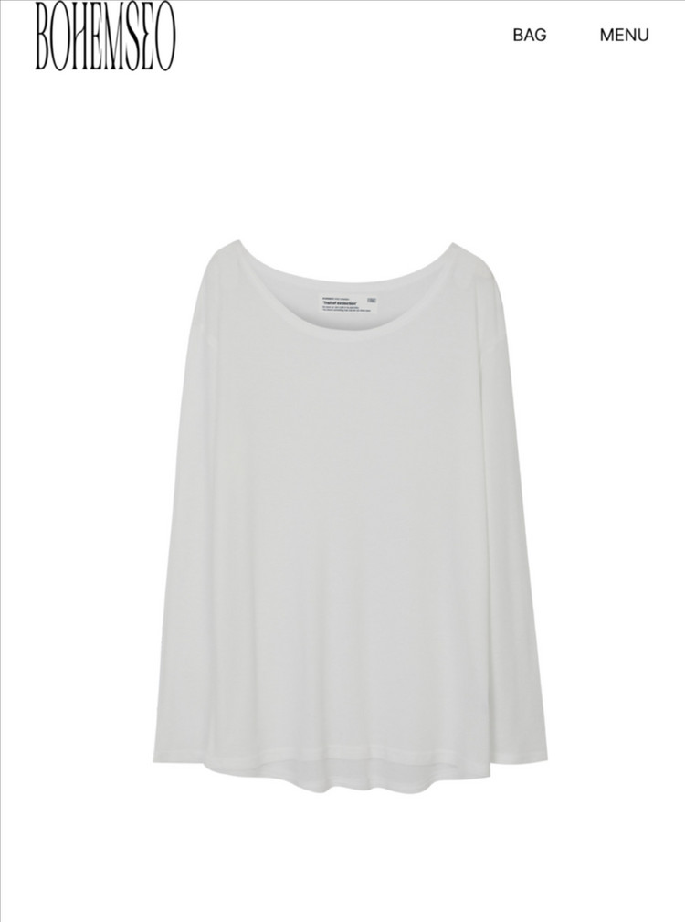 보헤미안서울 롱티 아이보리 (새제품) 이미지