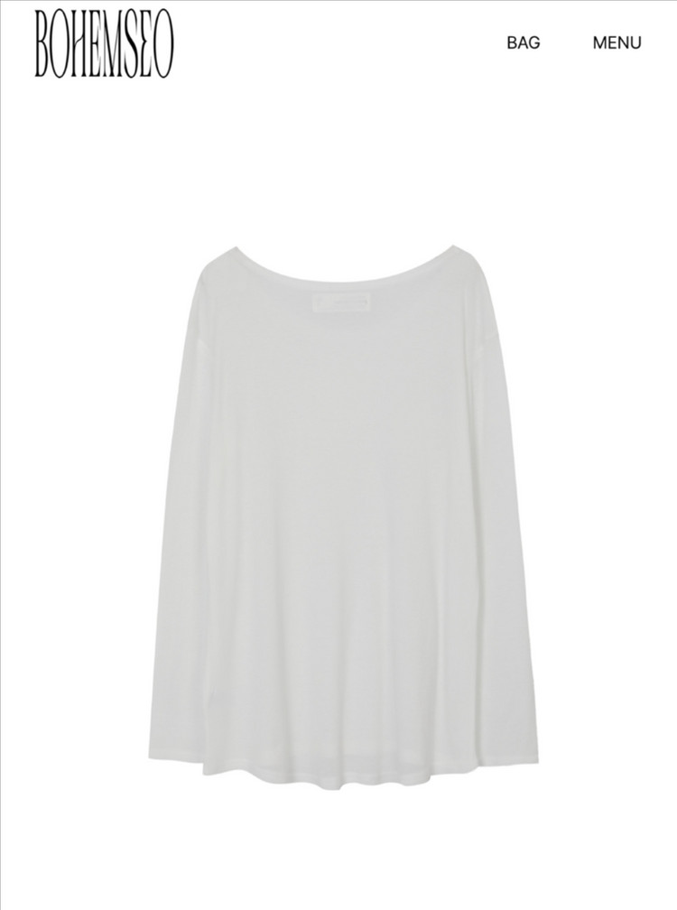 보헤미안서울 롱티 아이보리 (새제품) 이미지