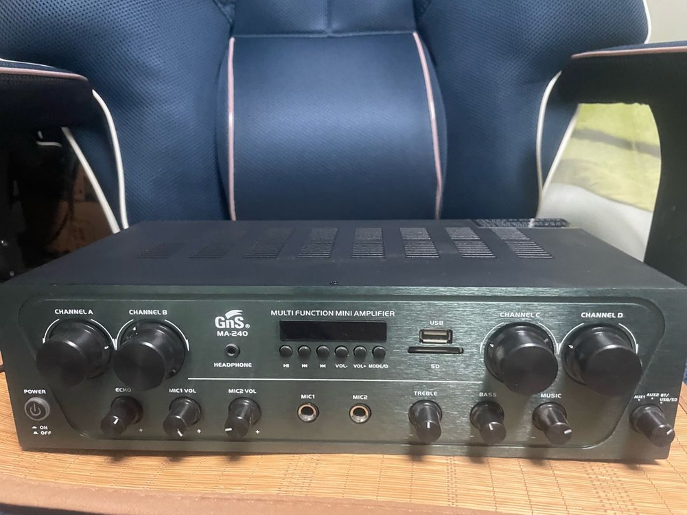 gns 지엔에스 ma-240 4채널 블루투스 앰프--1