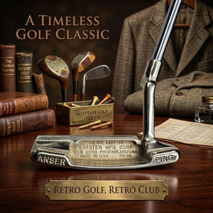 좌타 핑황동퍼터 앤서 왼손 레프티 퍼터 ANSER 올드 희귀 소장용퍼터 이미지