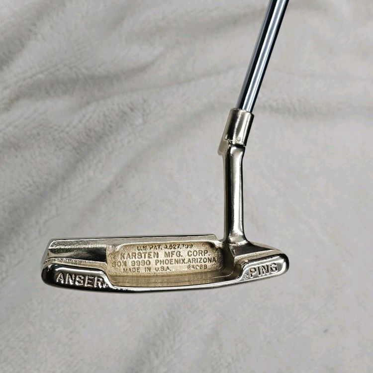 좌타 핑황동퍼터 앤서 왼손 레프티 퍼터 ANSER 올드 희귀 소장용퍼터 이미지