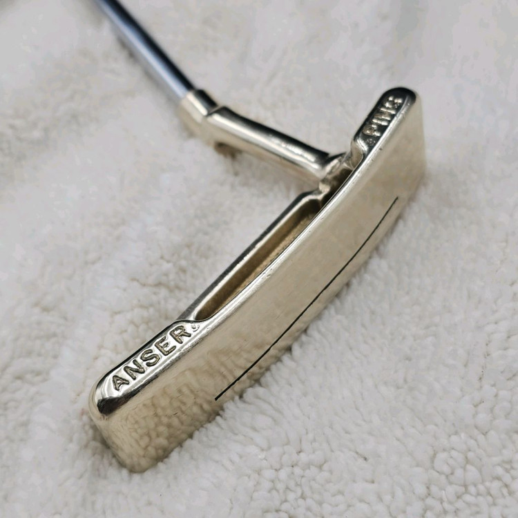 좌타 핑황동퍼터 앤서 왼손 레프티 퍼터 ANSER 올드 희귀 소장용퍼터 이미지