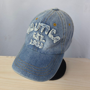 누티카 데님 워싱 볼캡 모자