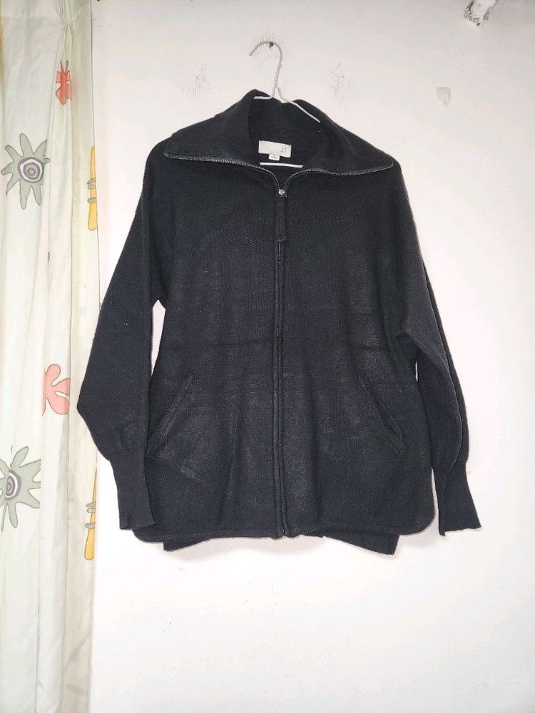 Jby블랙 니트 집업 가디건 85(55) 이미지