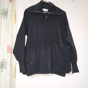 Jby블랙 니트 집업 가디건 85(55) 이미지