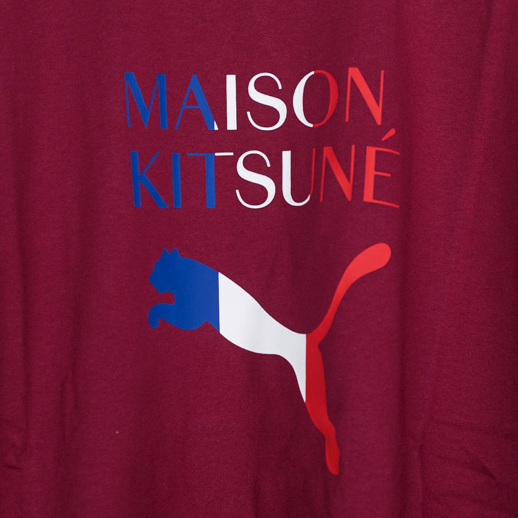 [M]퓨마 X 메종키츠네 오버사이즈 반팔티 팝니다 이미지