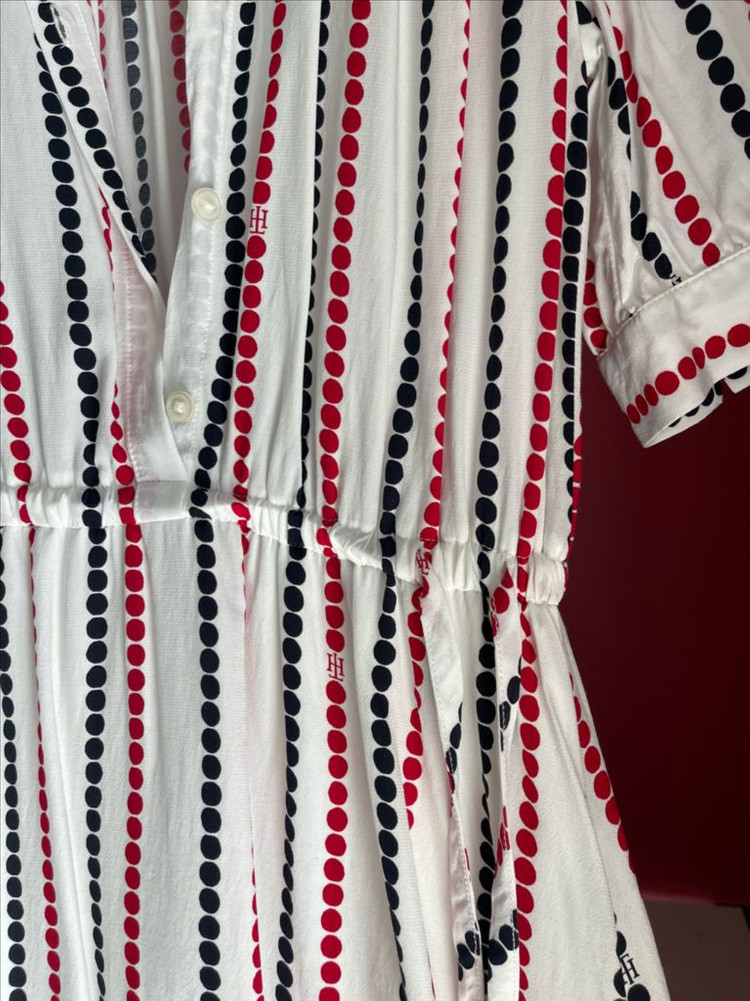 타미힐피거 도트 셔츠 원피스 44~55 이미지