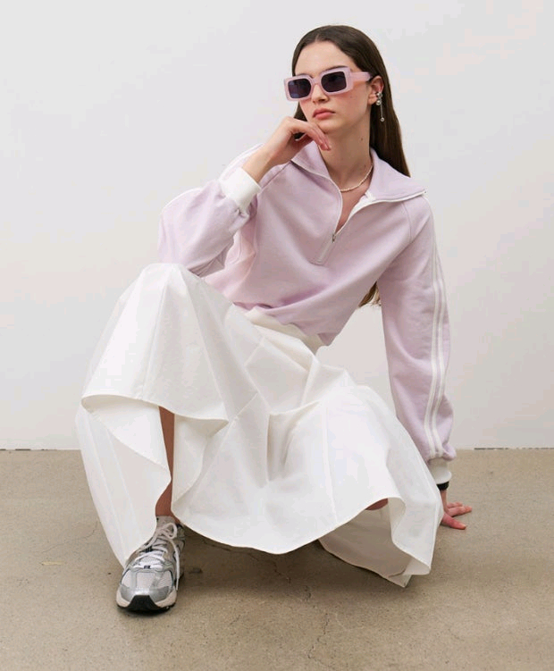 마론에디션 핑크 반집업 이미지