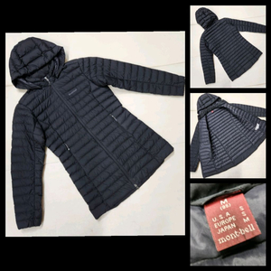 정품 몽벨 여성 경량 구스다운 하프 롱패딩 점퍼 95 이미지