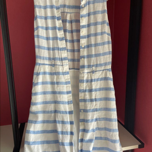 타미힐피거 스트라이프 셔츠 원피스 XS 이미지