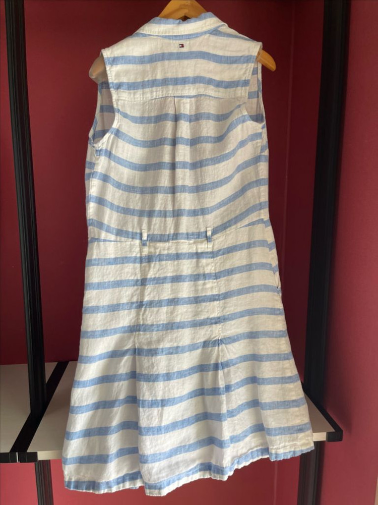 타미힐피거 스트라이프 셔츠 원피스 XS 이미지