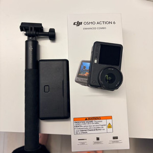 DJI 오즈모 액션 6 강화 콤보 한번사용 이미지