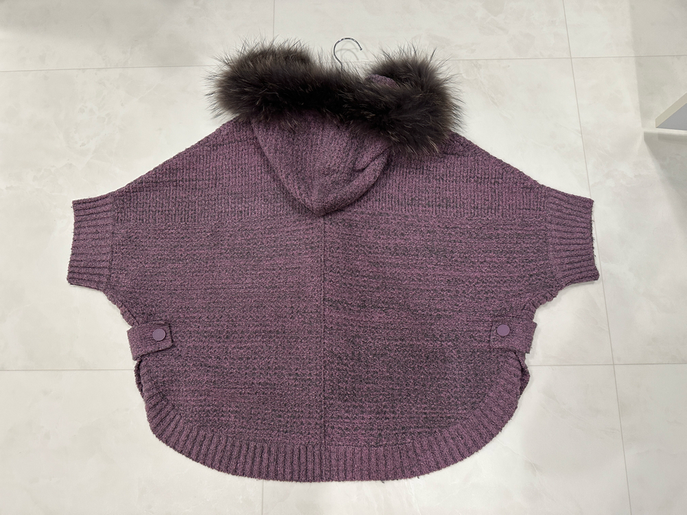 ENC 니트 판쵸 55-66--1