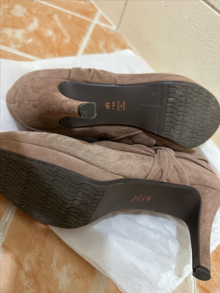 일본 백화점 구매 스웨이드 앵글부츠 240 (245)--3