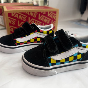 반스 키즈 올드스쿨 찍찍이 새상품 140 사이즈