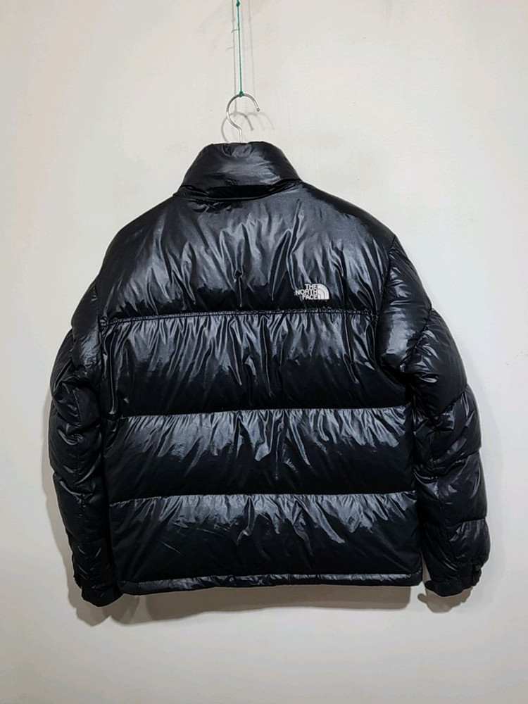 (M) 노스페이스 구스다운 눕시패딩 점퍼 블랙 거위털 700 자켓 이미지