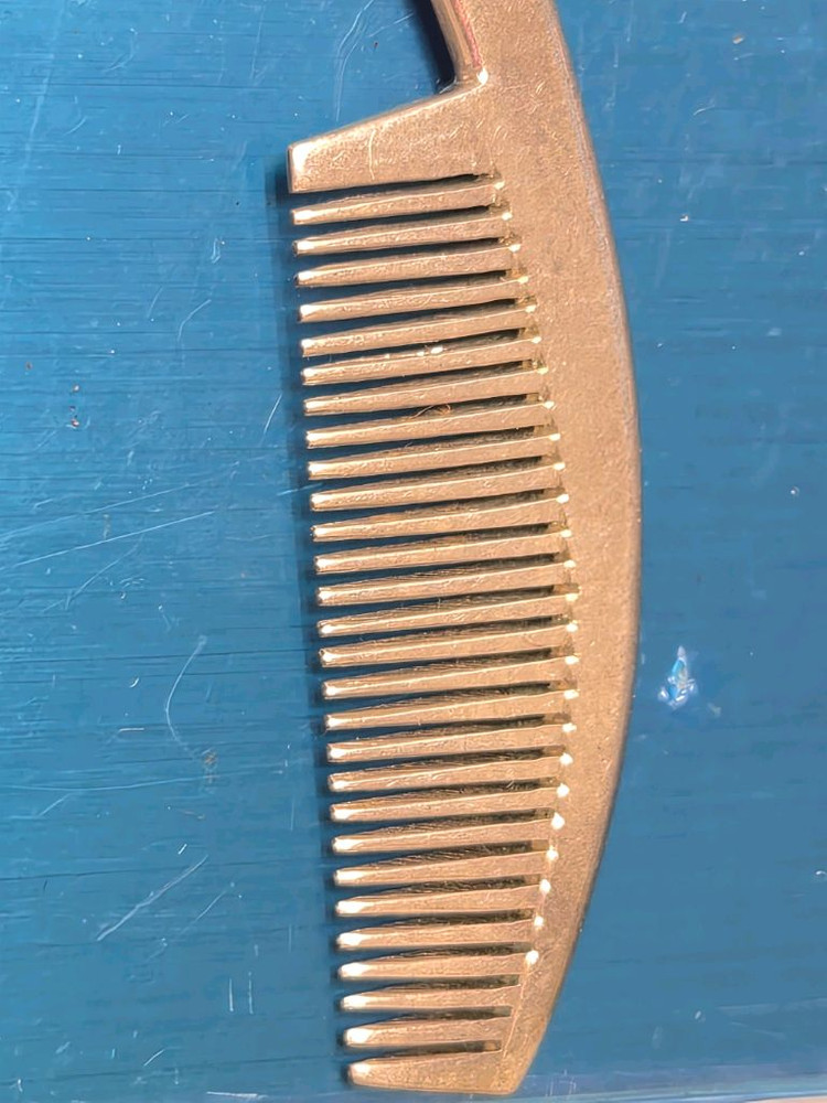 Silver 핸드메이드 빈티지 빗 팬턴트 이미지