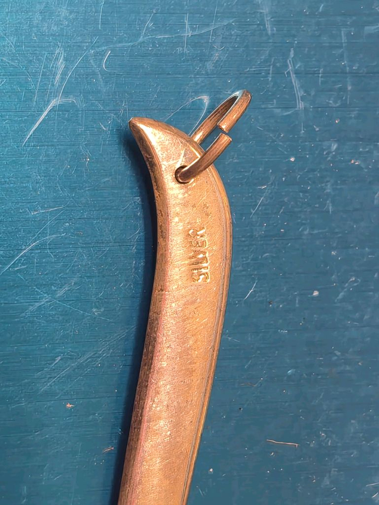 Silver 핸드메이드 빈티지 빗 팬턴트 이미지