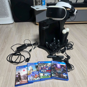 ps4 pro 본체+컨트롤러2개+vr세트 팝니다. 이미지