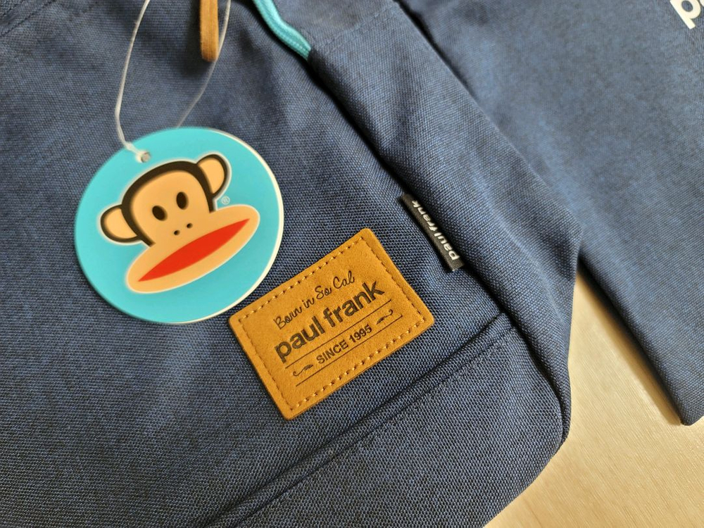 폴프랭크 가방세트(새제품). 백팩, 책가방. 신발주머니, 보조가방. 새학기 선물. 소풍가방 이미지