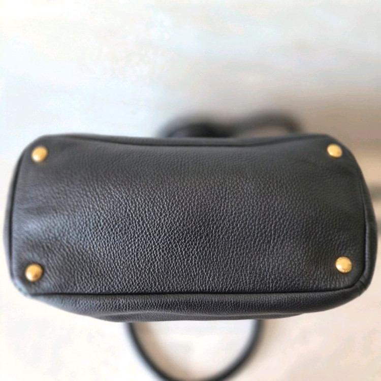 PRADA 프라다 다이노 레더 토트 BN2435 블랙 / 백화점구매 / A4수납 / 스트랩--5