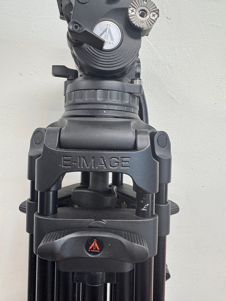 <판매> E-IMAGE 이 이미지 GH10L (100mm 유압 비디오 헤드) + 삼각대 (GA102) 이미지