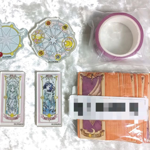 카드캡터체리 아크릴스티커 네장 + 마스킹테이프 + 미니스티커 이미지