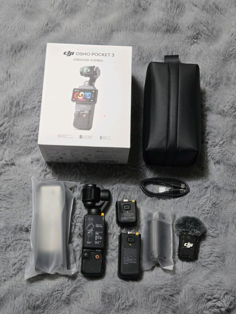 DJI 오즈모 포켓3 Creator Combo 풀세트 + 악세사리 올세트 / 케어남음--2