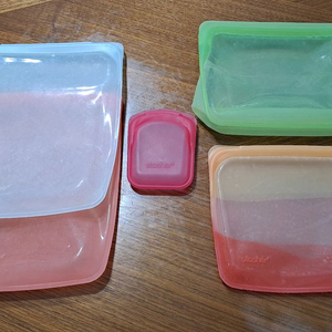 스타셔 실리콘 파우치 지퍼백 5개 이미지