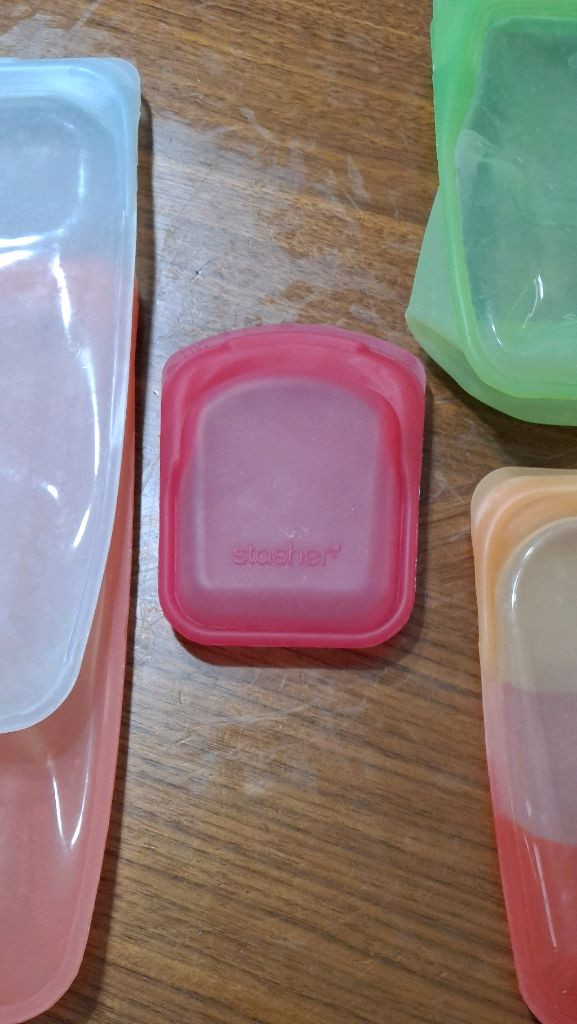 스타셔 실리콘 파우치 지퍼백 5개 이미지