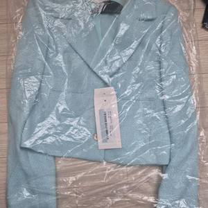 샤틴 크롭 트위드 자켓 새상 품