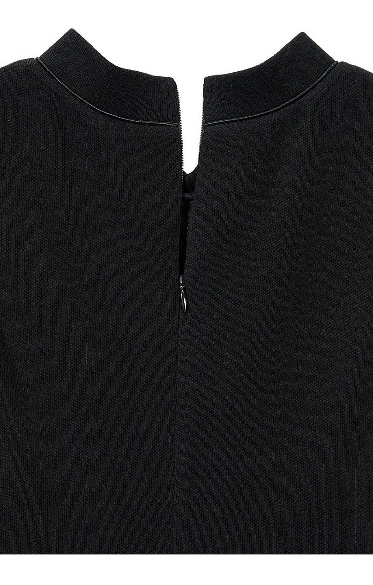 [새상품]보브(VOV) 숏슬리브 하이넥 배색 원피스 백화점신상 가격인하 (모델입은거보다 실물이 예쁜 원피스)--5