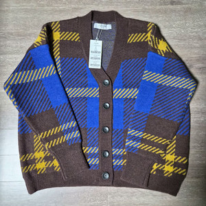 [새상품] 르에코브 체크 가디건 (레트로 체크 니트 / 루즈핏)