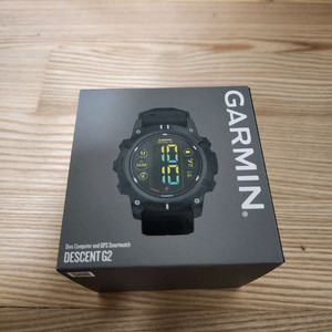 가민 디센트 G2 블랙 프리다이빙 컴퓨터 이미지