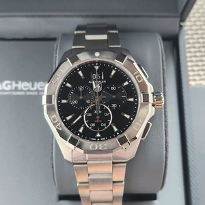 태그호이어 아쿠아레이서 크로노그래프 43mm 쿼츠 시계 이미지