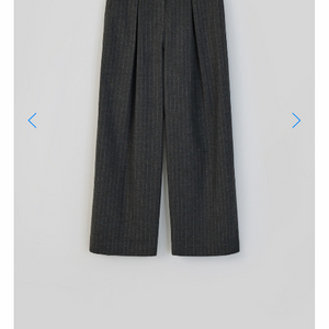 타낫 스트라이프 핀턱 슬랙스 xs