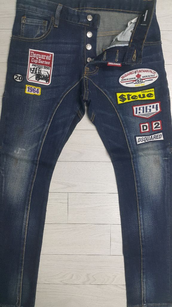 디스퀘어드2(사방스판) 스페셜로고 이태리진 32인치(No.856)드라이완료!--1