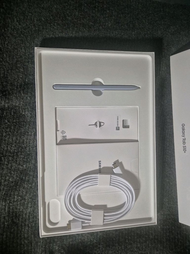 갤럭시탭 s10+ 플러스 태블릿 256GB WiFi (박스, 팬, 필름, 충전기 포함)--2