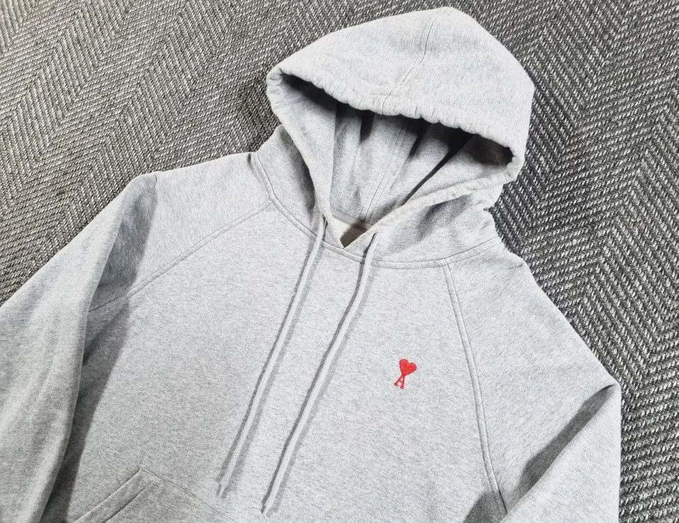 아미 스몰 로고 후드티 이미지