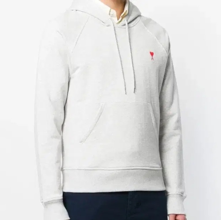 아미 스몰 로고 후드티 이미지