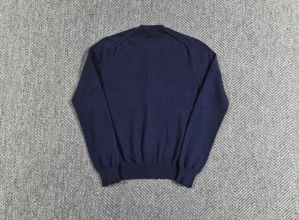 꼼데가르송 네이비 라운드넥 가디건--1