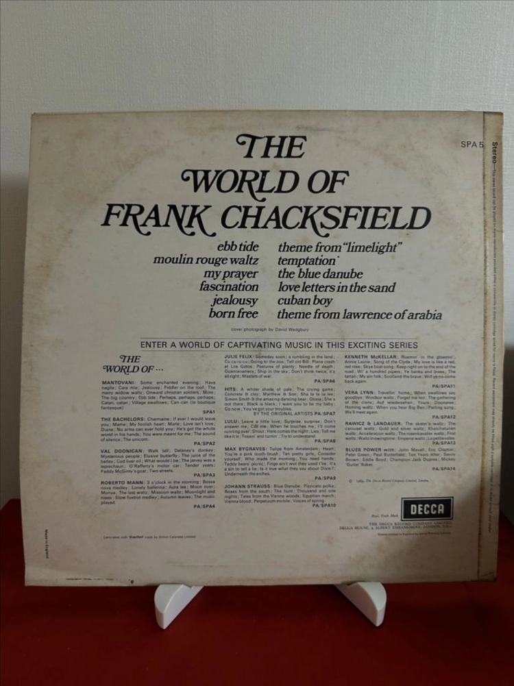 Frank Chacksfield The World Of Frank Chacksfield(LP) 이미지