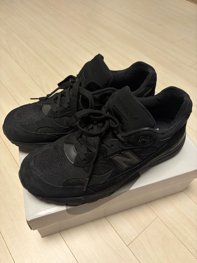 280)뉴발란스992 트리플블랙--1
