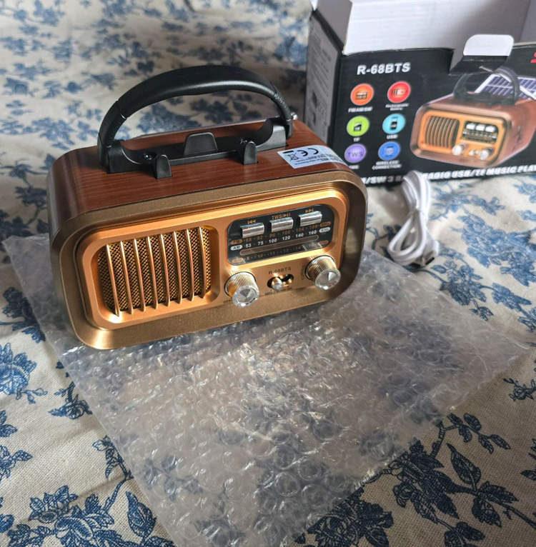 앤틱 무선 라디오 블루투스스피커--2