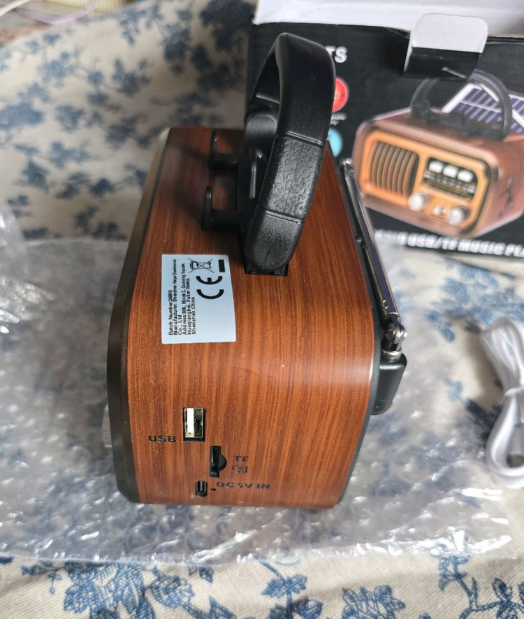 앤틱 무선 라디오 블루투스스피커--5